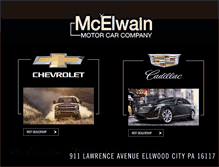 Tablet Screenshot of mcelwains.com